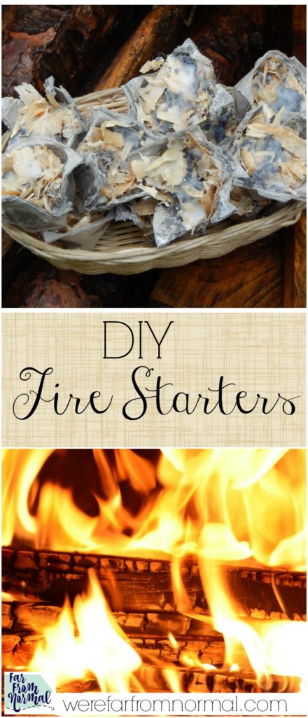 Homemade DIY Fire Starters | Far From Normal