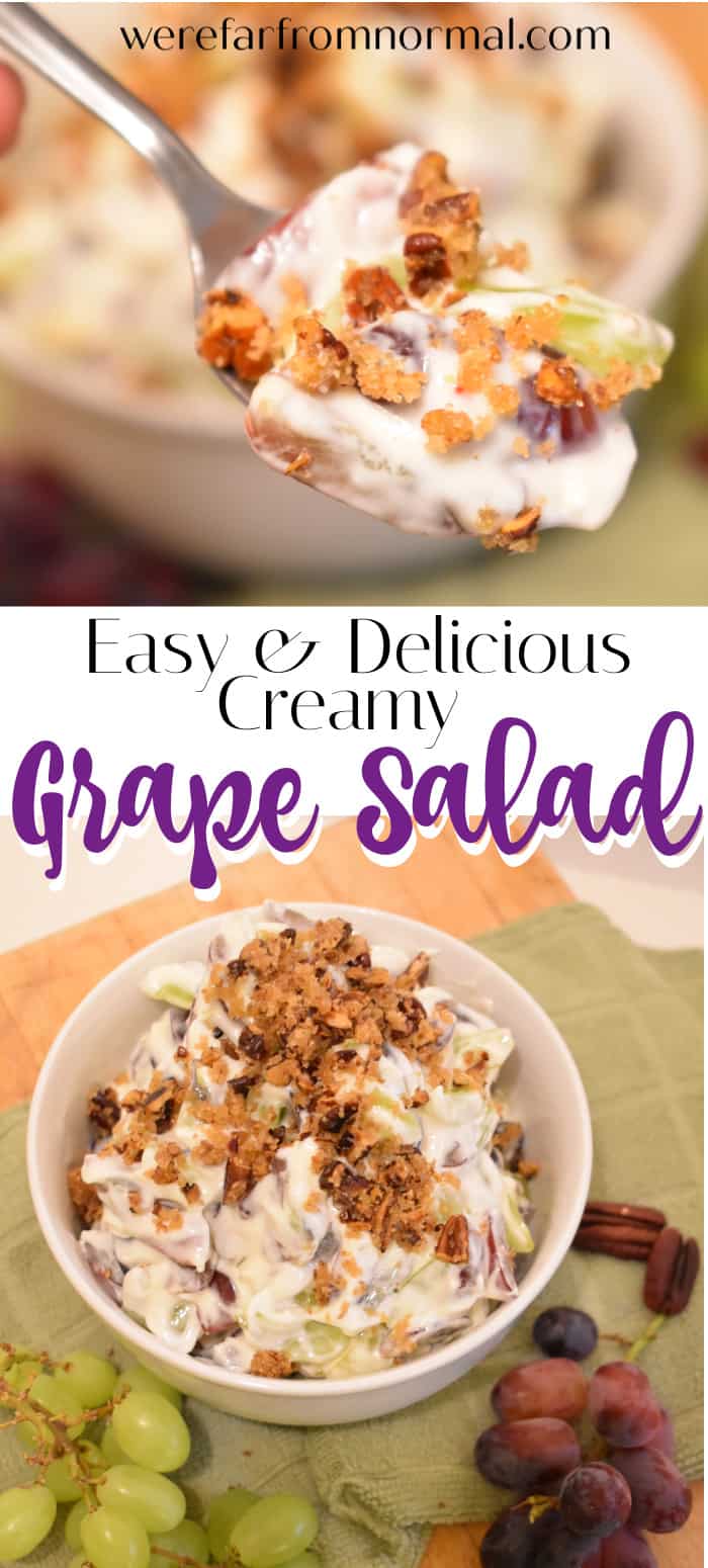 Easy Creamy Grape Salad