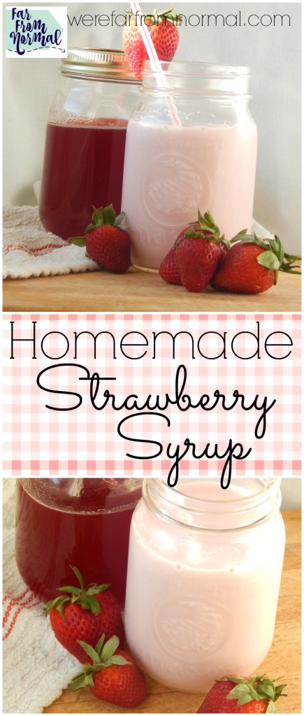 Ditch the fake pink strawberry syrup! This stuff is so much better! It tastes like strawberry ice cream, so fresh and delicious. Perfect in milk or on pancakes!