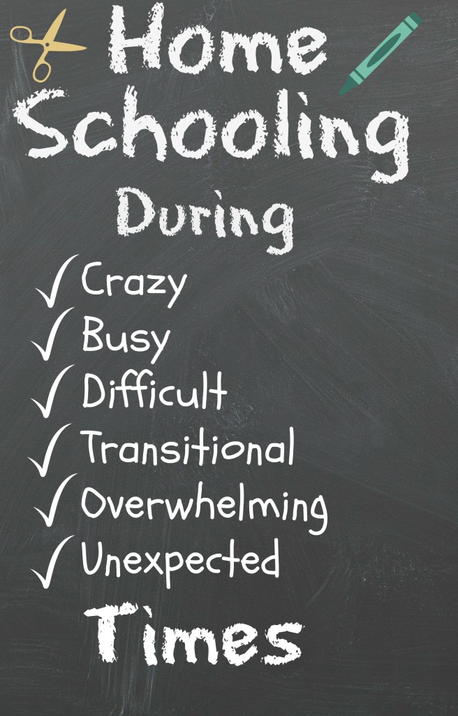 Homeschooling during difficult times
