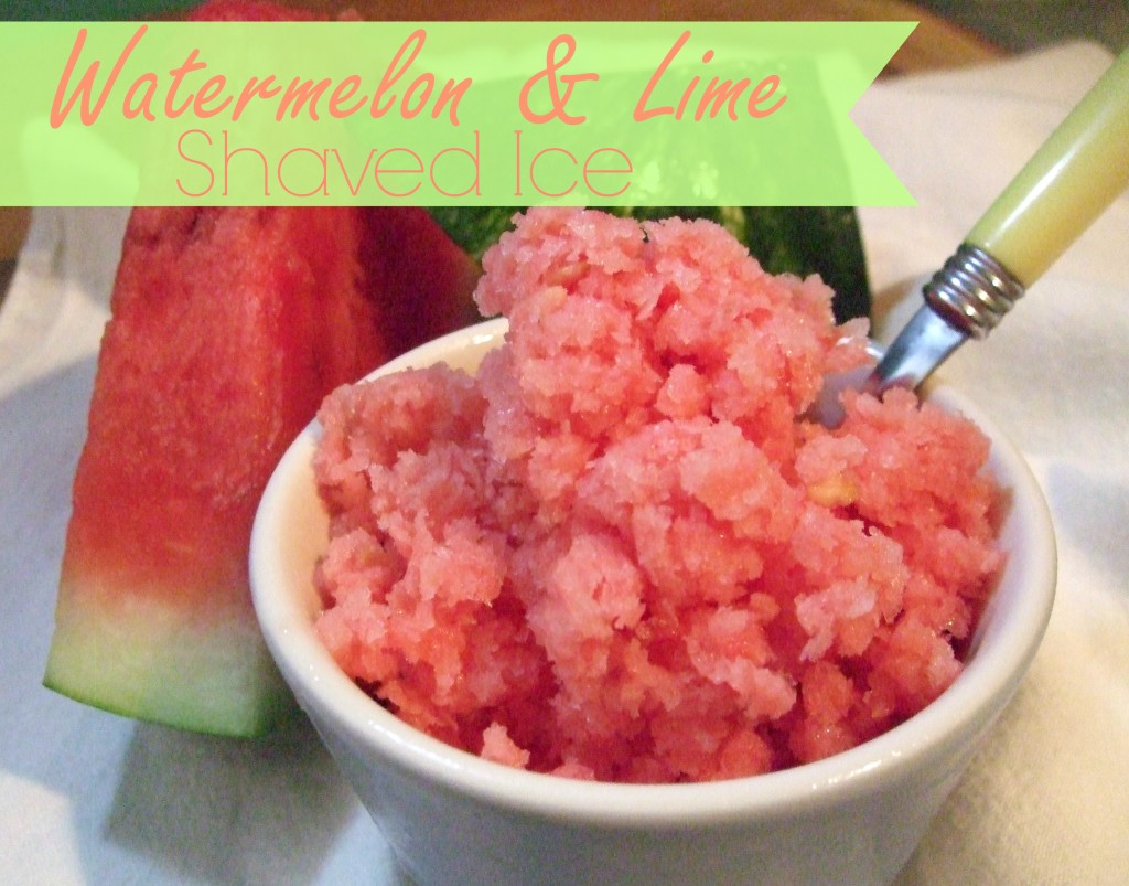 Watermelon & Lime Shaved Ice