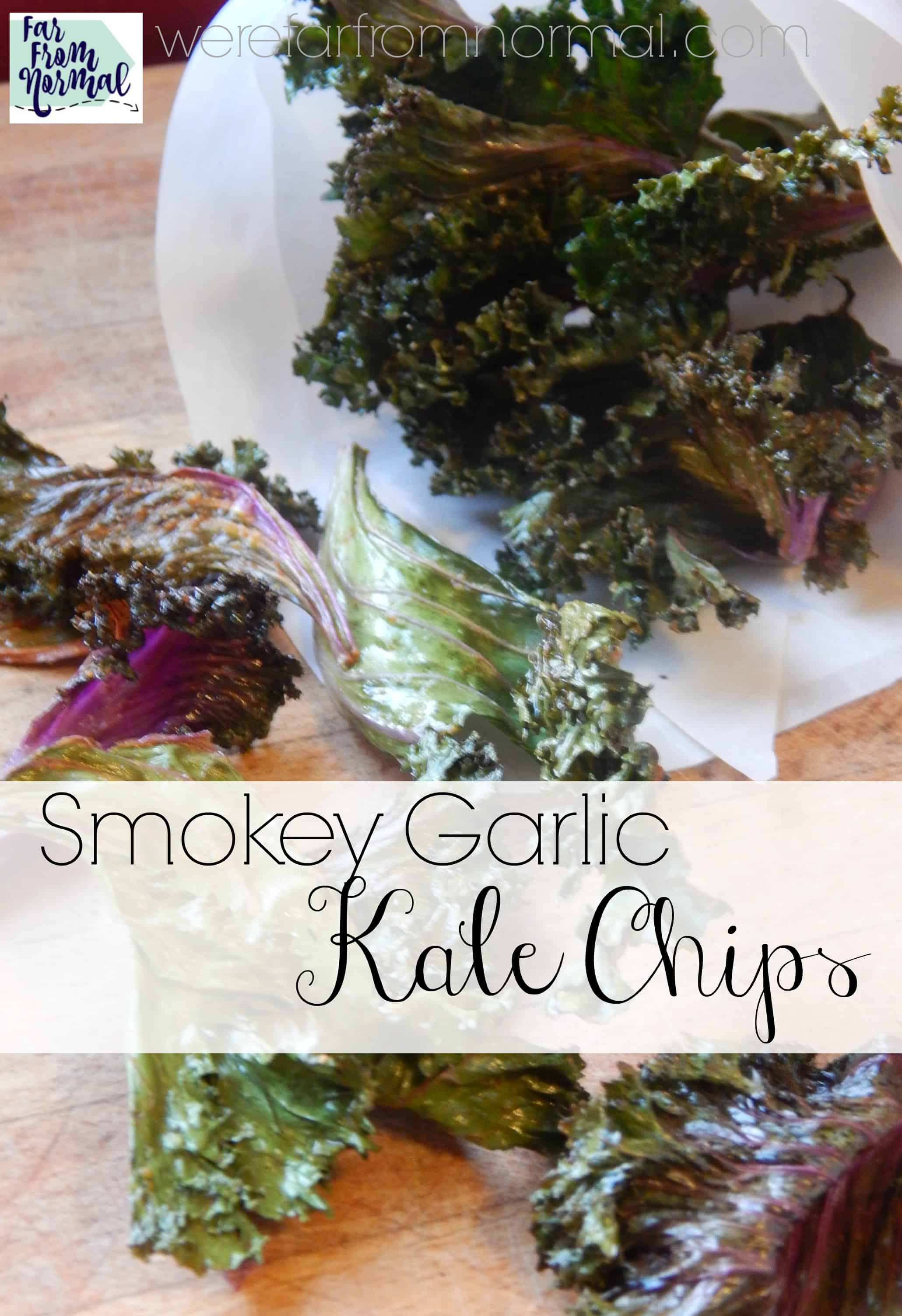 Smoky Garlic Kale Chips