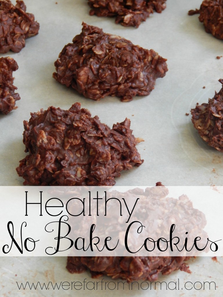 Healthy No-Bake Cookies, refined sugar free