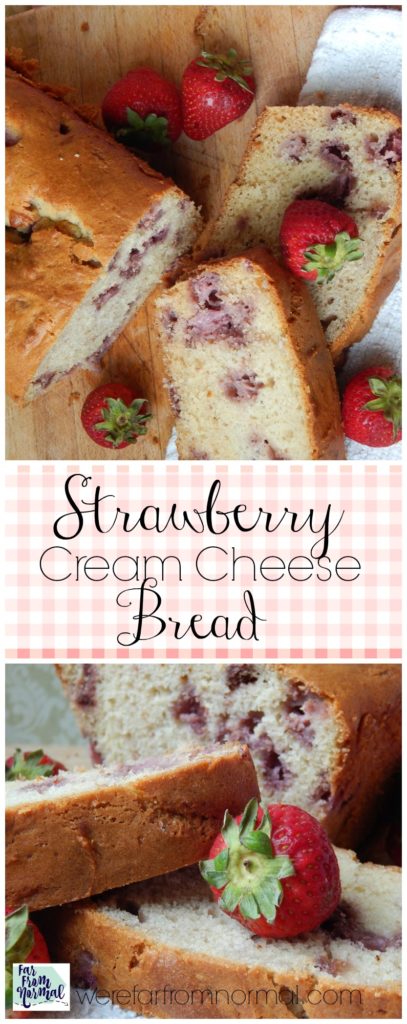 Capture the taste of summer with this delicious strawberry bread! Just sweet enough, moist, and bursting with strawberry flavor!