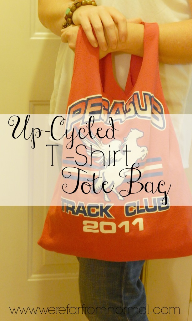 Up-Cycled T-Shirt Tote Bag
