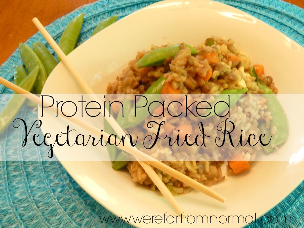 Protein Packed Vegetarian Fried Rice