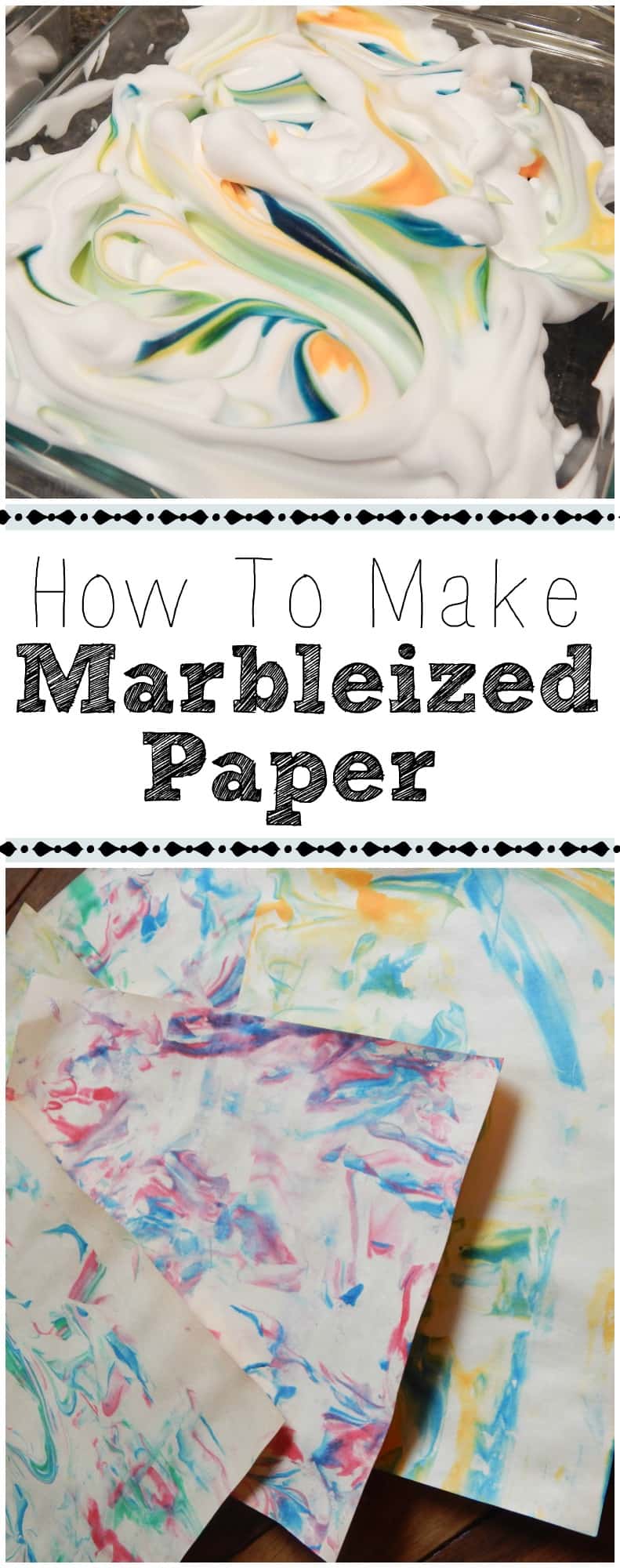 How to Make Marbleized Paper - Far From Normal