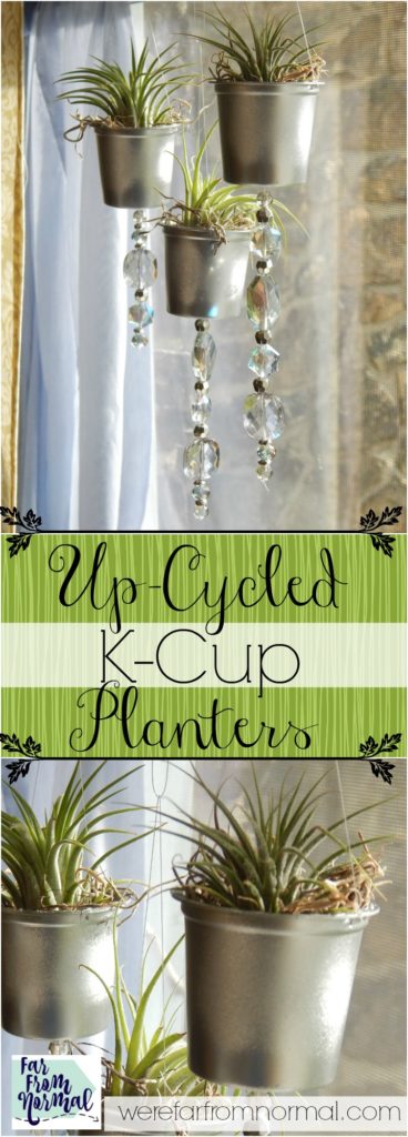 Give your k-cups a makeover into these adorable planters! They're super easy to make & an awesome upcycle!