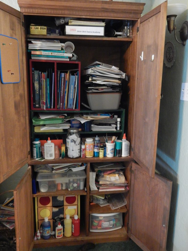 homeschool cabinet 
