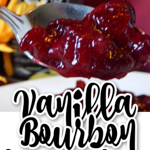 Vanilla Bourbon Cranberry Sauce