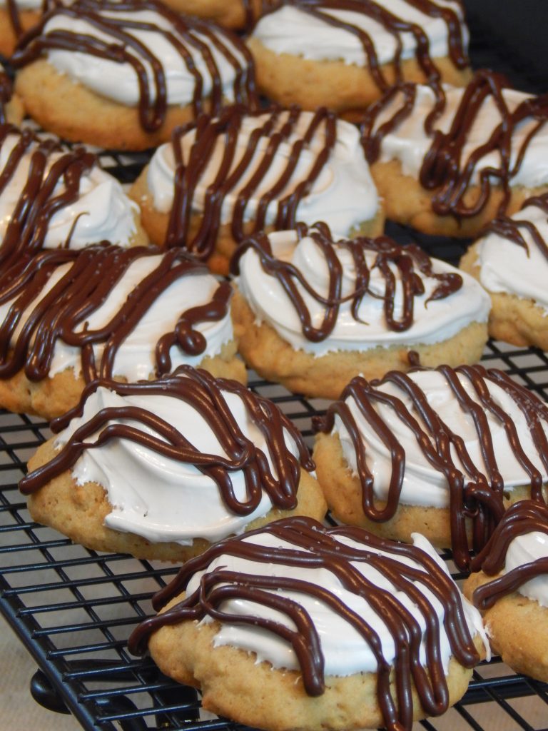 s'mores cookies homemade marshmallow fluff