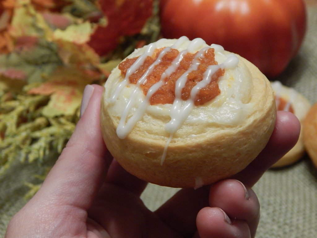 mini pumpkin cream cheese danishes 