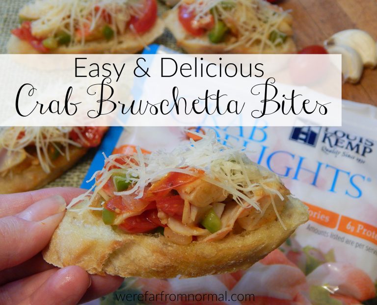 Crab Bruschetta Bites – Easy & Delicious!