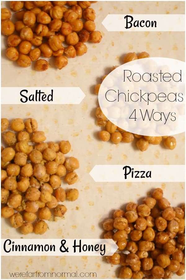 Easy & Delicious Roasted Chickpeas 4 Ways