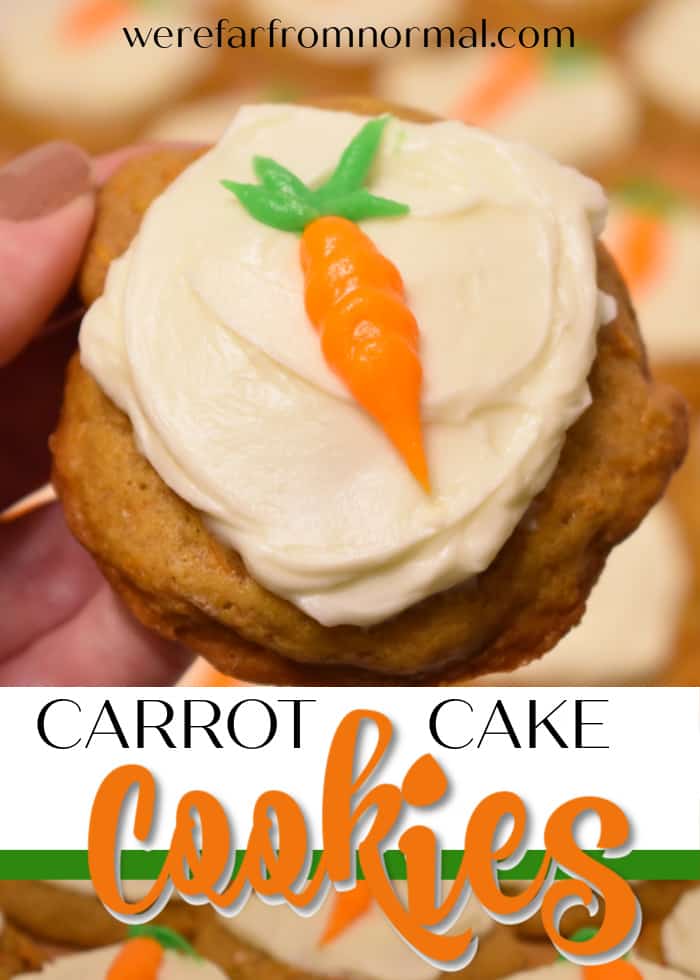 Carrot cake cookies 