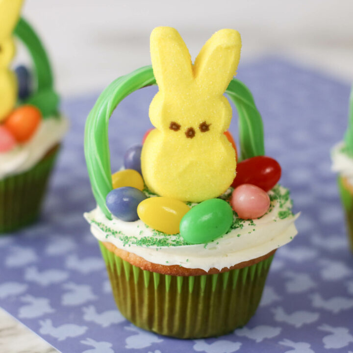 Easter Basket cupcakes