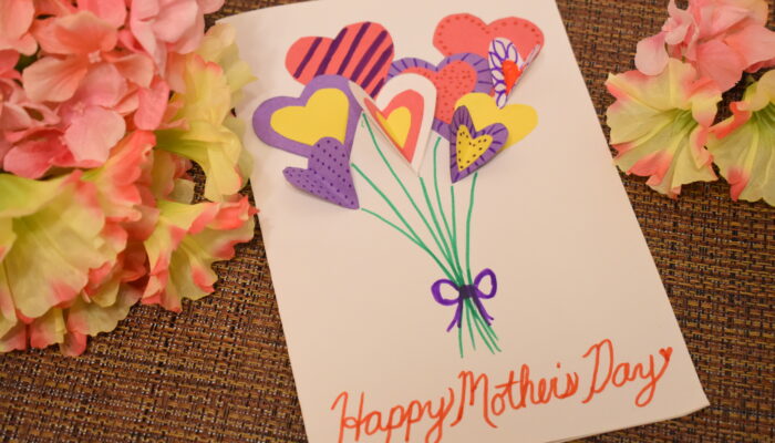 homemade mother's day card