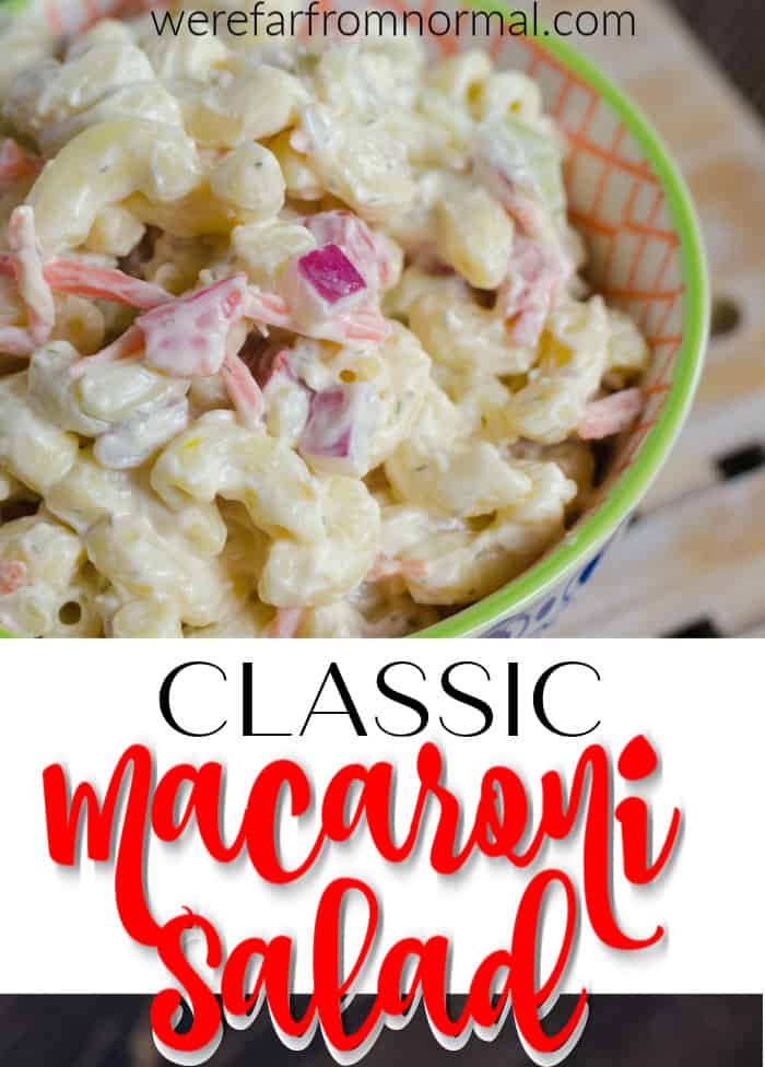 creamy classic macaroni salad 