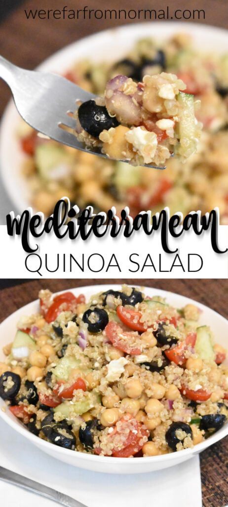 Easy & Delicious Mediterranean Quinoa Salad - Far From Normal