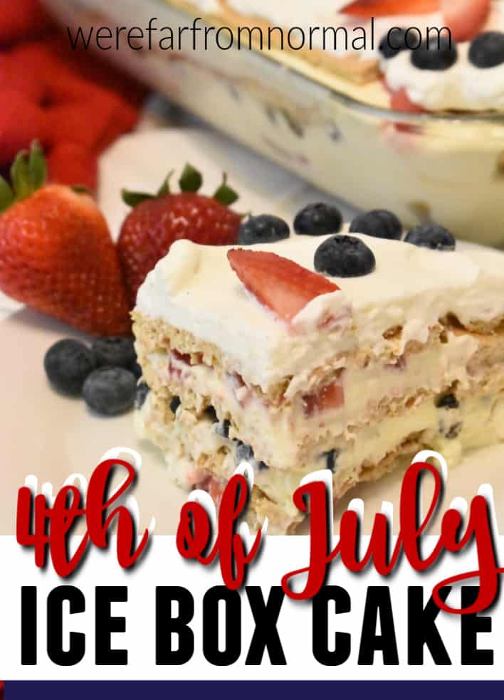 4th of July icebox cake