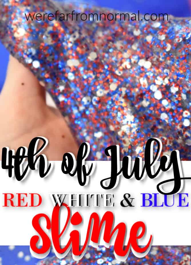 4th of July slime 
