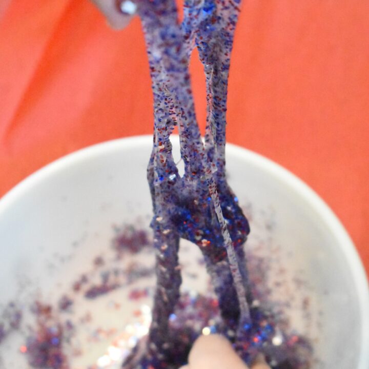 Red, White & Blue 4th of July Slime