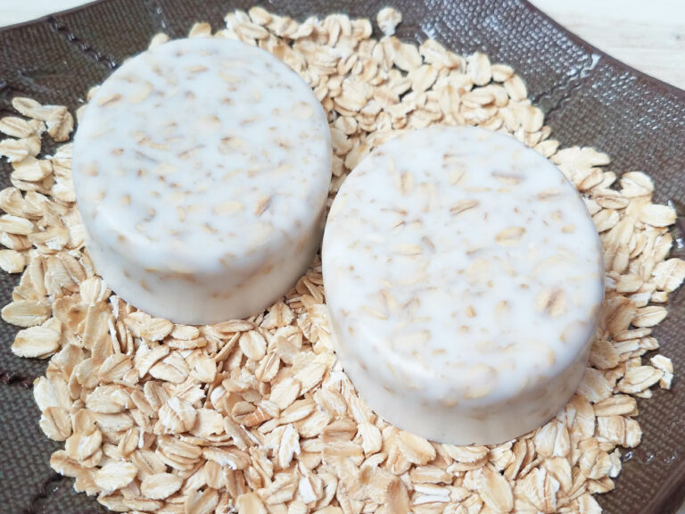 DIY Almond Oatmeal Soap