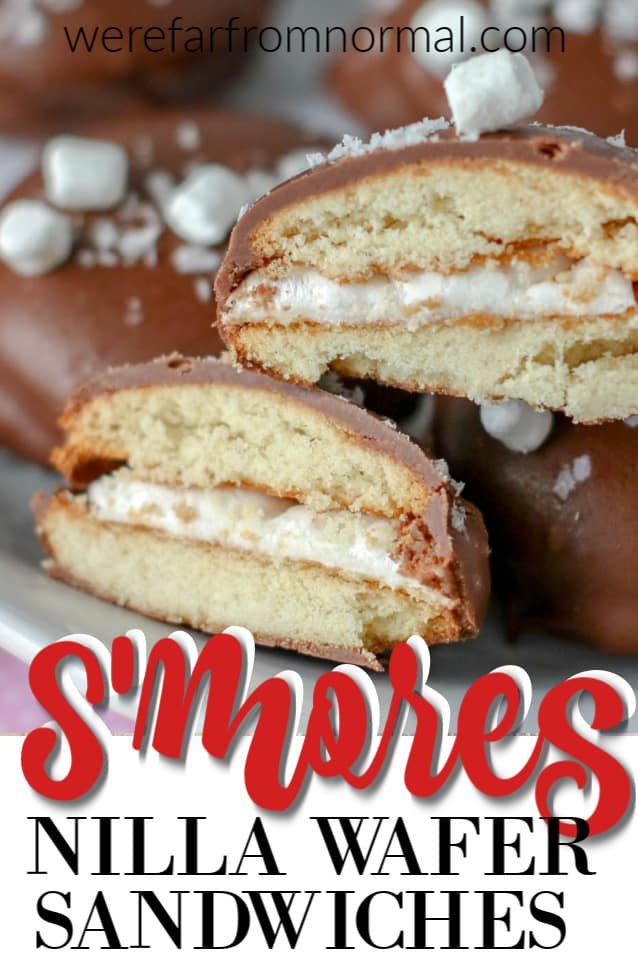 chocolate covered s'mores cookies