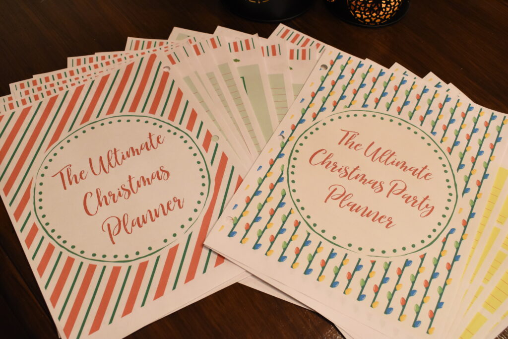 22 Page Christmas Planner Printables- FREE!