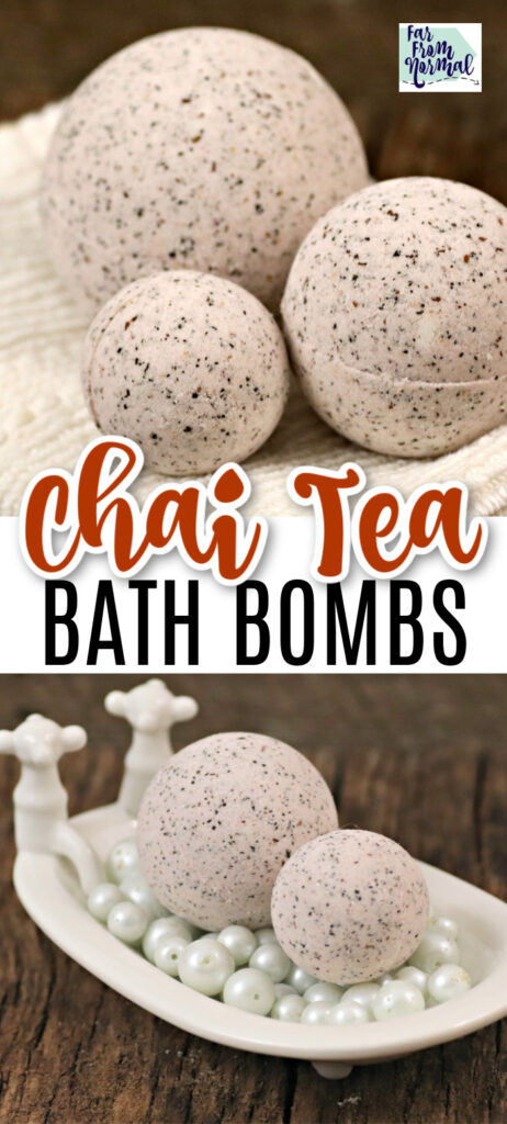 chai tea bath bomb