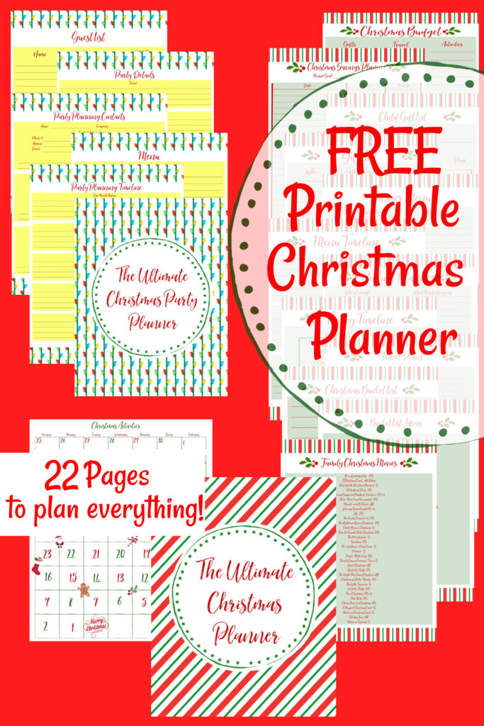 22 Page Christmas Planner Printables FREE! Far From Normal