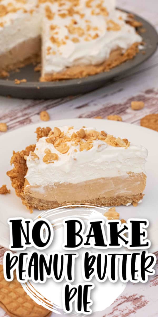 No Bake Peanut Butter Pie