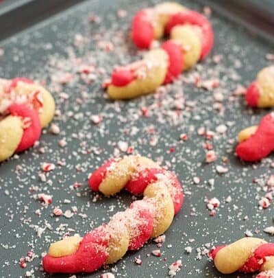 Candy Cane Cookies Blog 400x405 