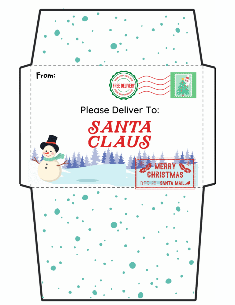 Printable Letter To Santa - Far From Normal