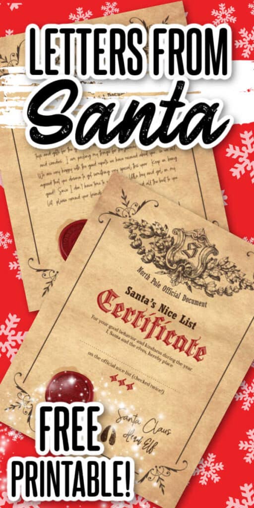 Printable Letters From Santa Far From Normal