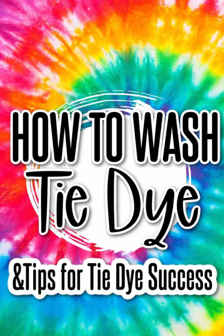 how do you wash a tie dye shirt