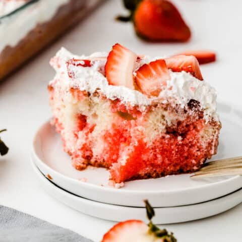 Strawberry Shortcake Poke Cake