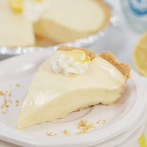 Lemon Ice Box Pie Recipe - Far From Normal