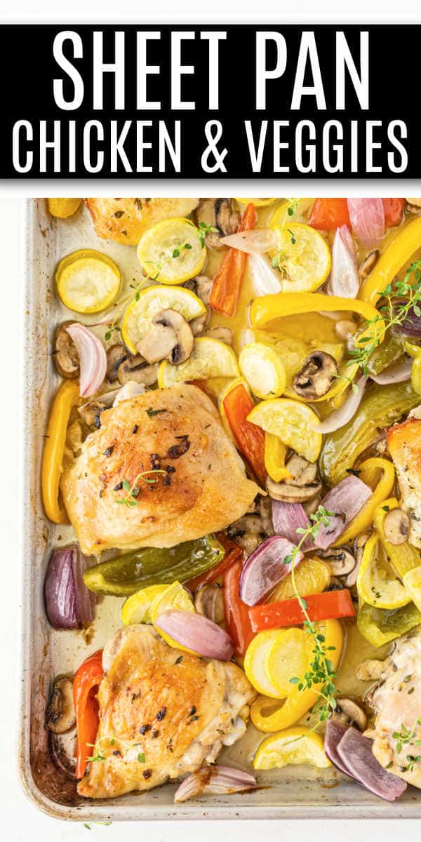 Sheet Pan Chicken and Veggies - Far From Normal