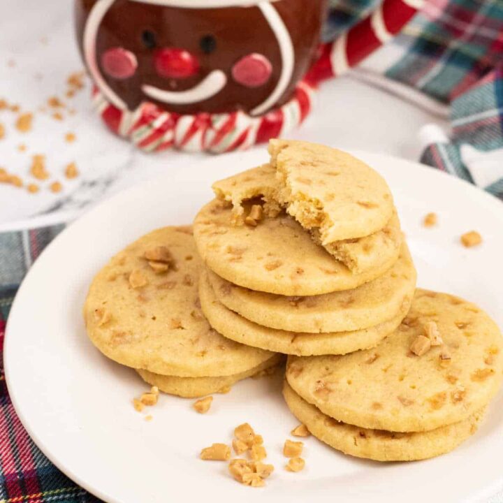 Delicious Toffee Cookies 
