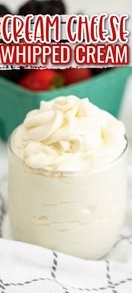 Cream Cheese Whipped Cream - Far From Normal