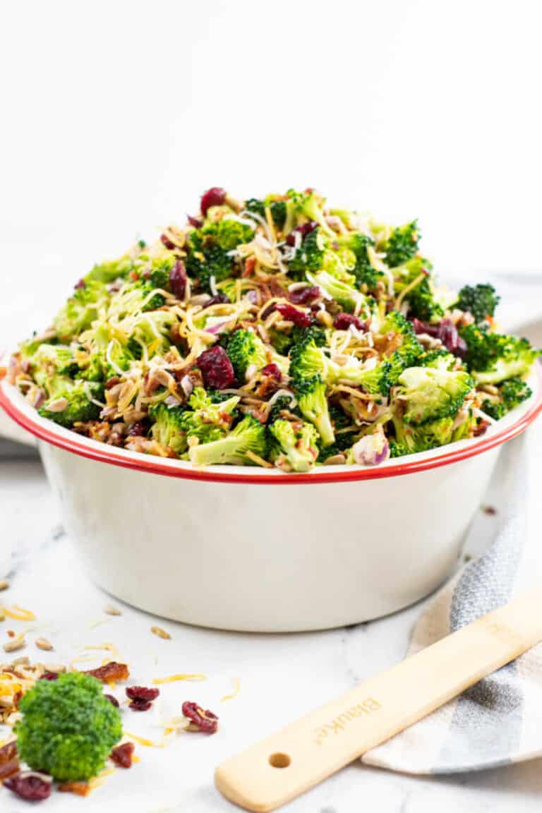 Easy Broccoli Salad Recipe - Far From Normal