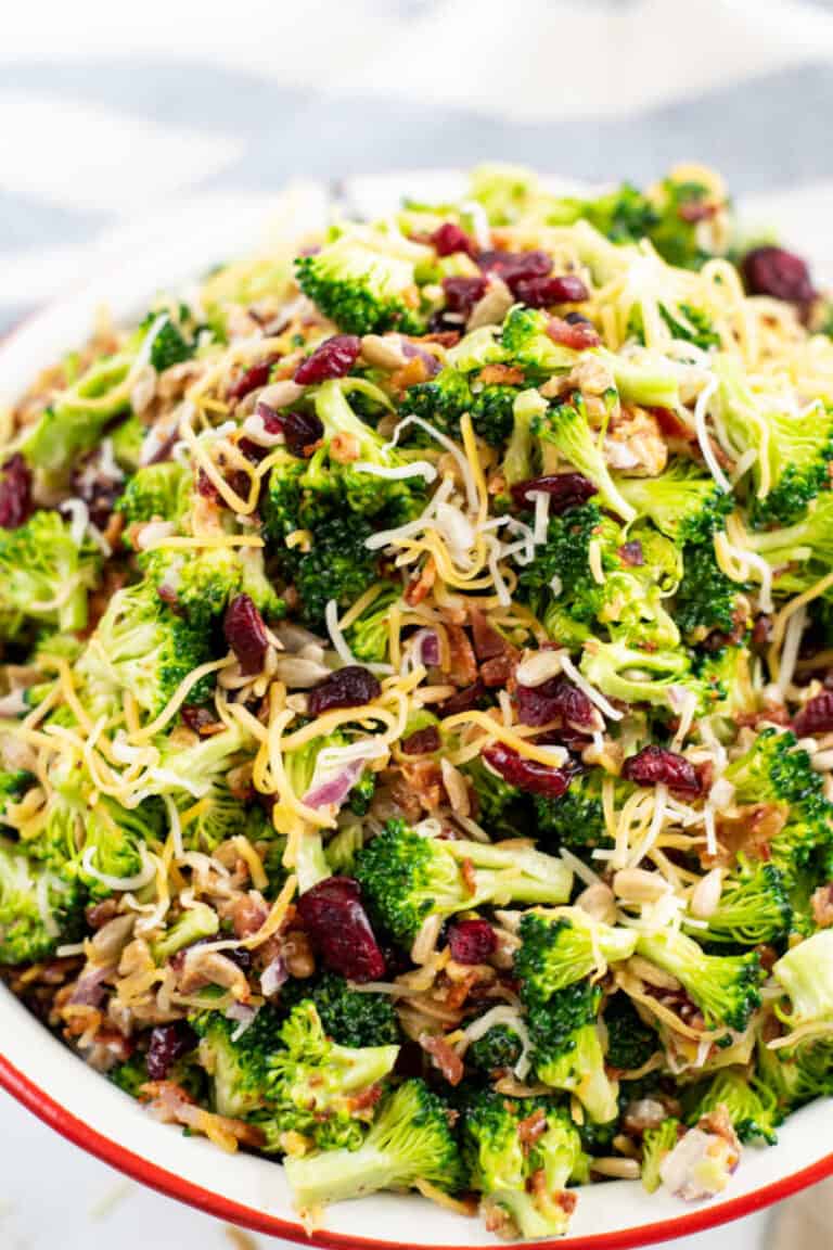 Easy Broccoli Salad Recipe - Far From Normal