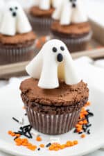 Halloween Ghost Cupcakes - Far From Normal