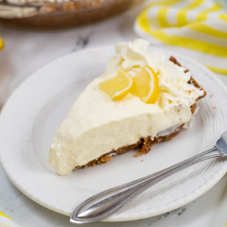 No Bake Sugar Free Lemon Pie (Keto friendly)