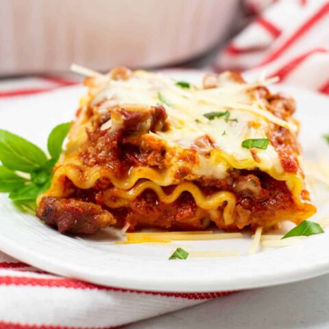 Lasagna Roll Ups With Meat Sauce - Far From Normal