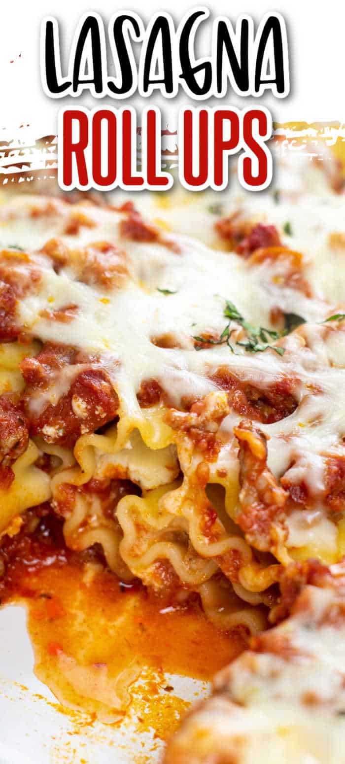 Lasagna Roll Ups With Meat Sauce