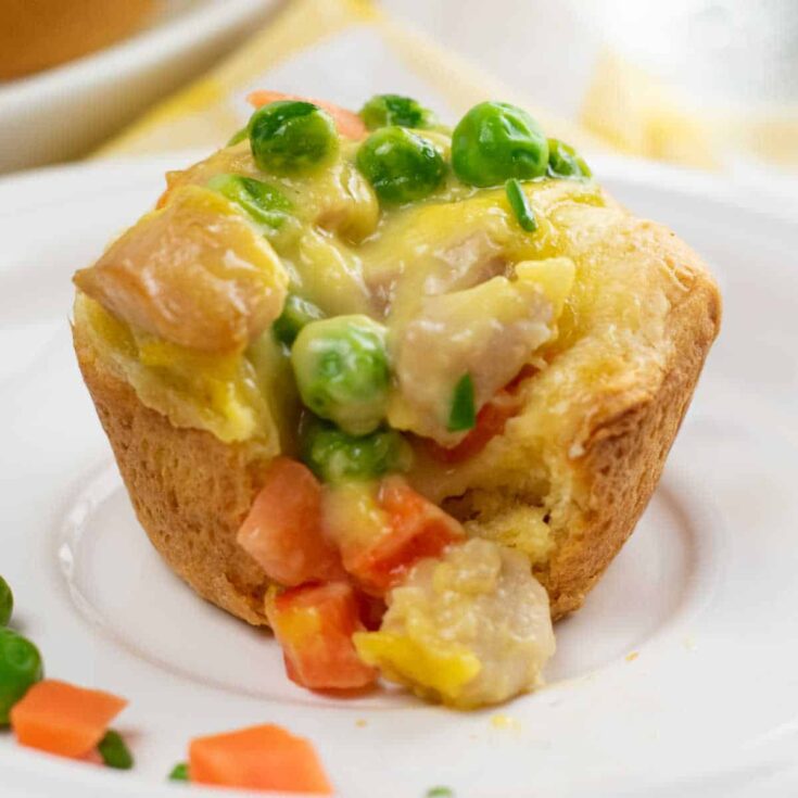 Mini Chicken Pot Pies - Far From Normal