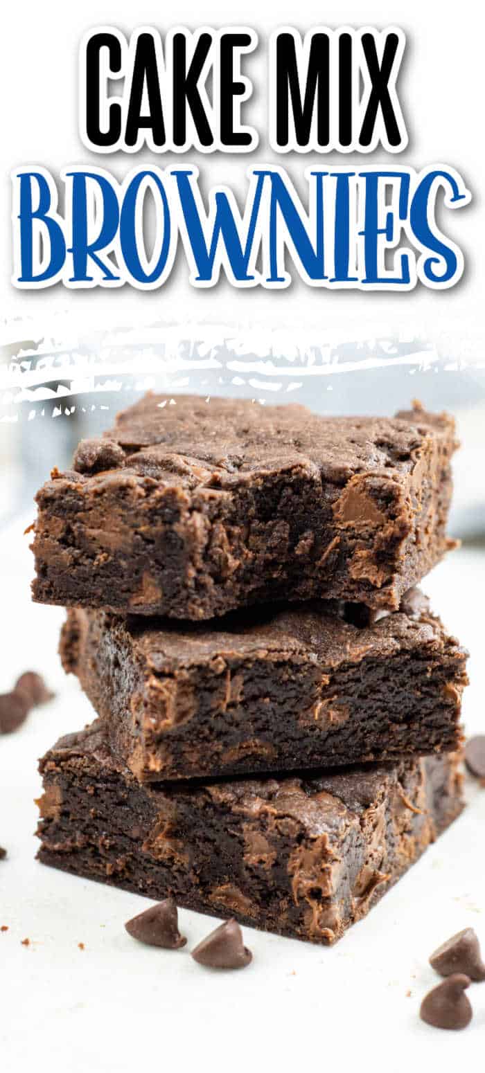 Cake Mix Brownies   Cake Mix Brownies Pin 1 