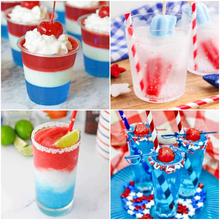 33 Patriotic Red White & Blue Cocktails